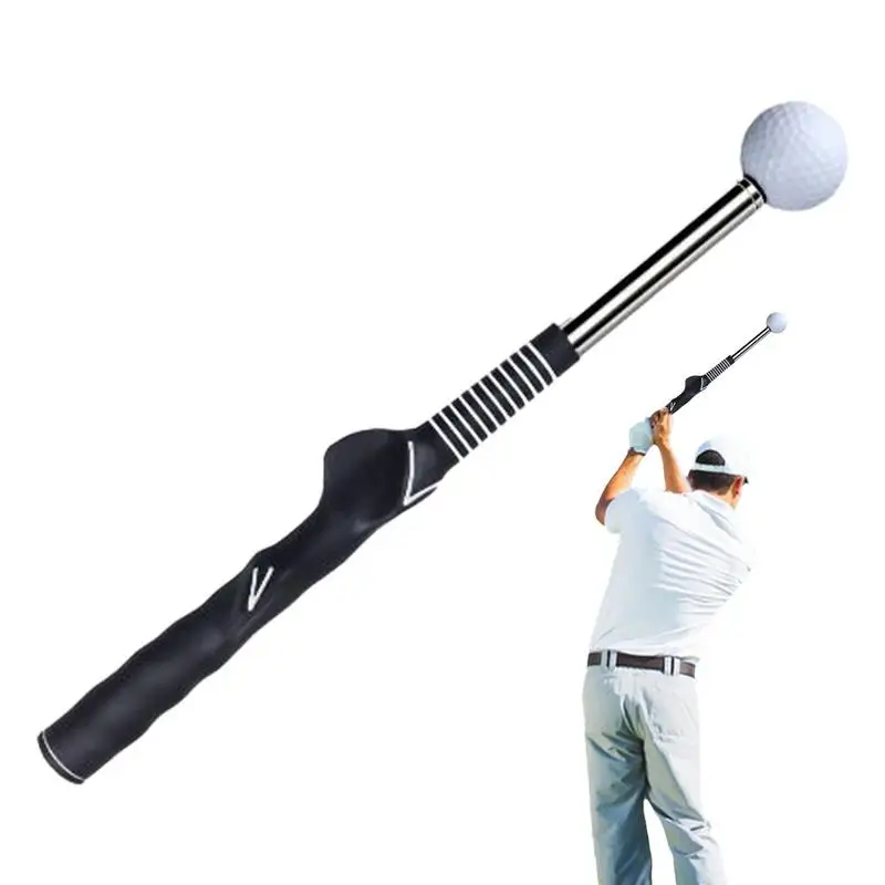 Golf Swing Practice Stick Telescopic Golf Swing Trainer Golf Swing Master Training Aid Posture Corrector Practice Golf Exercise