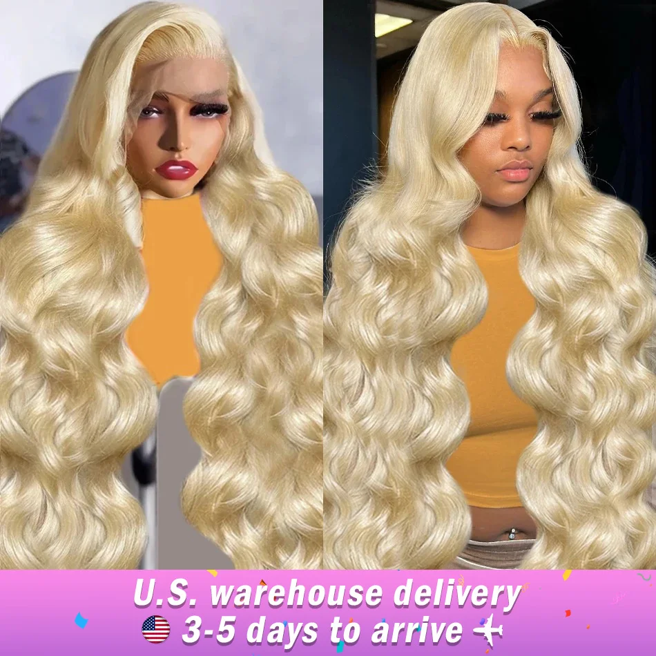 30 40 Inch 613 Honey Blonde Body Wave 250 Density 13x6 HD Lace Front Human Hair Wigs 13x4 HD Lace Frontal Wig for black women