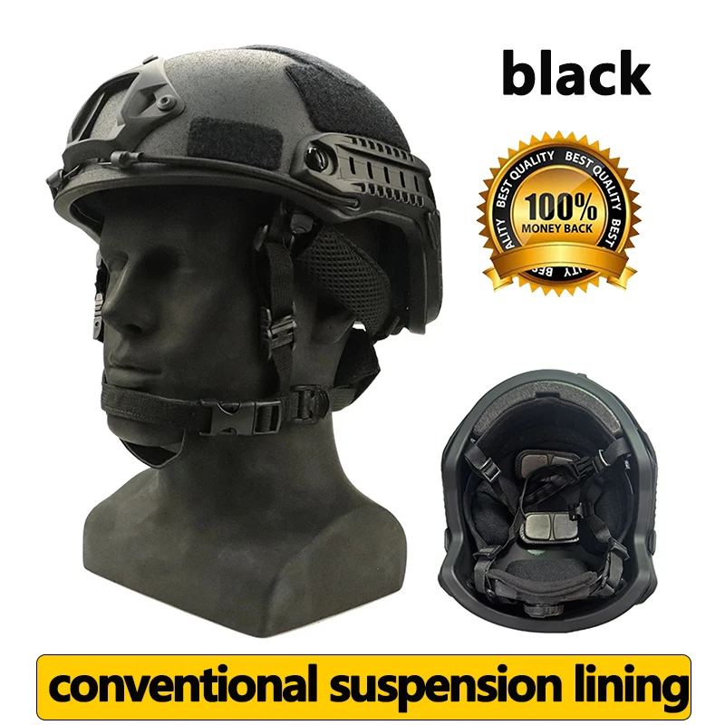 Kevlar Tactische Ballistische Helm ACH High Cut Helm NIJ IIIA Snelle Wendy's Suspension Pad Veiligheid Beschermende Kogelvrije Helm