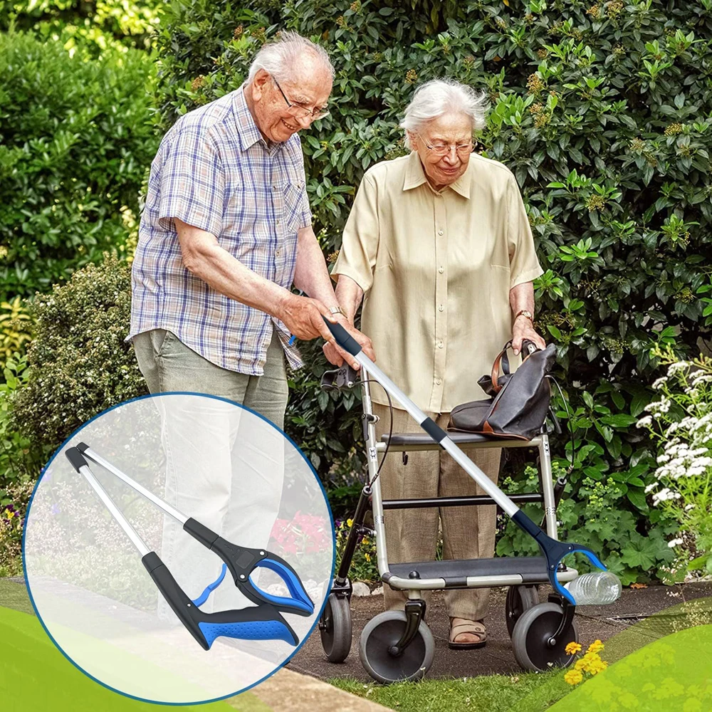 Reacher Grabber Tool Faltbare Pickup Grabber für ältere Menschen leichte extra lange handliche Trash Claw Grabber Pick Up Tools – Detail 12