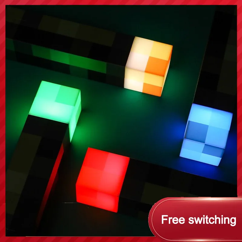 

Game Peripheral Bedroom Decorative Light 4 Color Led Night Light Usb Buckle Charging Childrens Birthday Gifts Desktop Ornaments