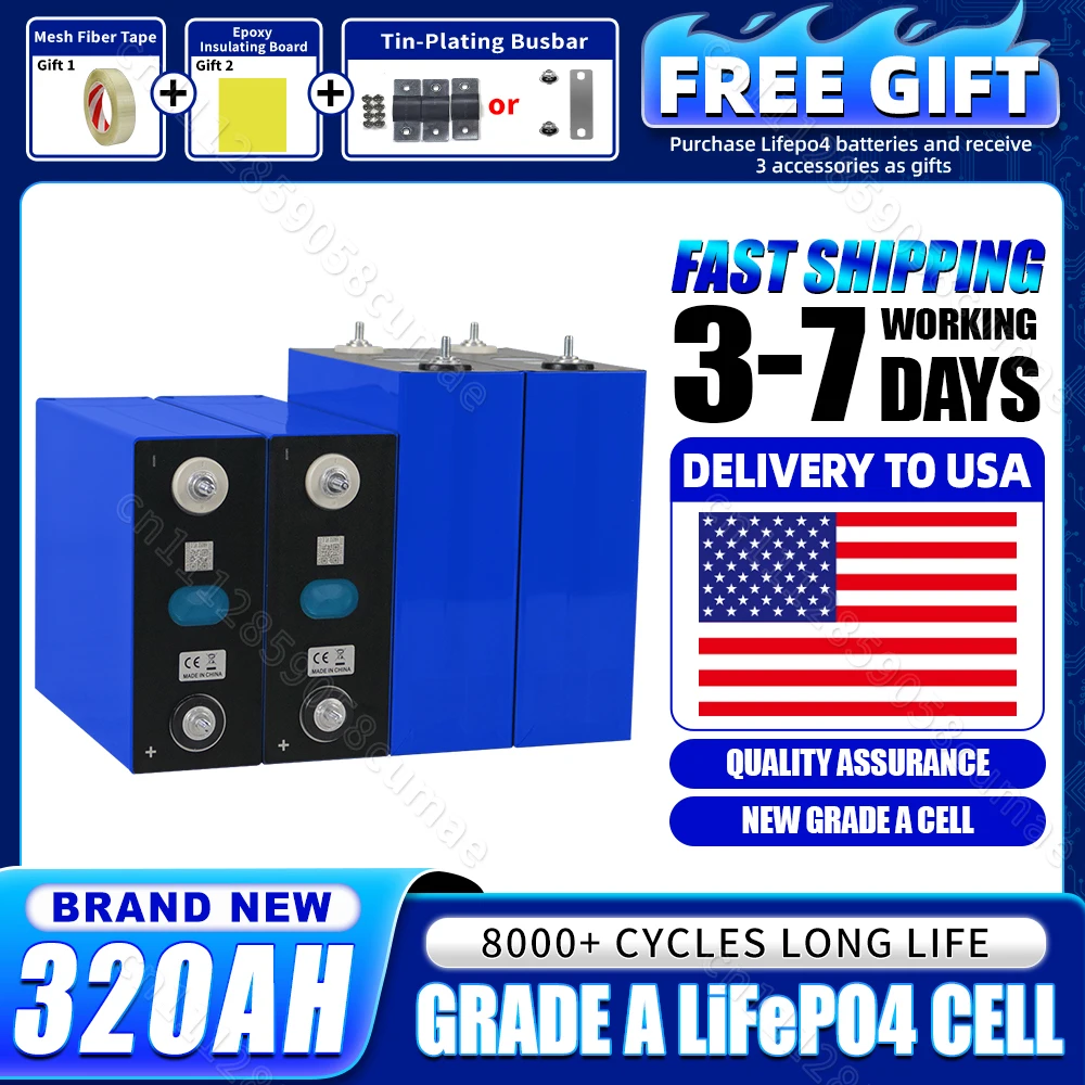 Outdoor Camping Brands - Brand New 3.2V 320Ah LiFePO4 Battery