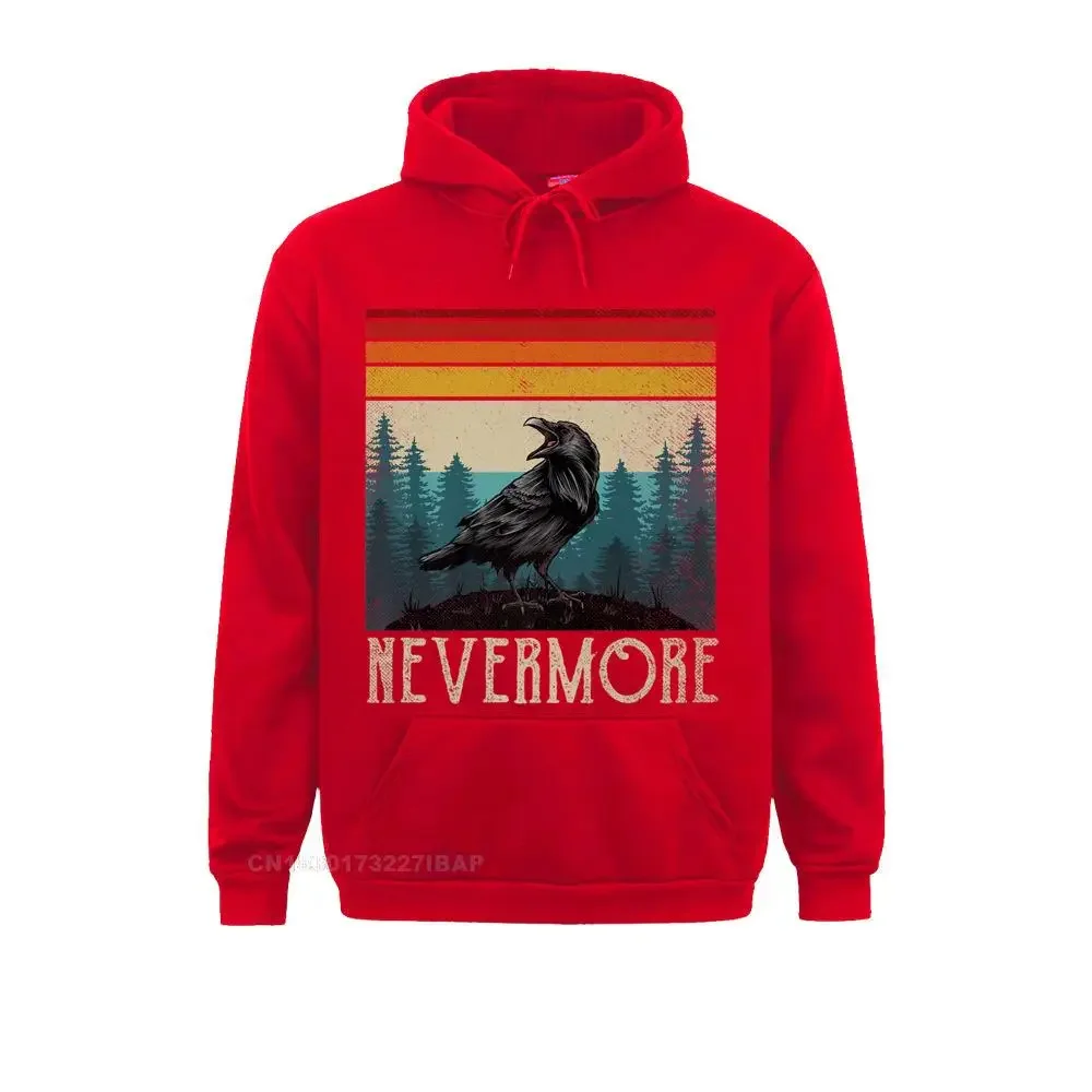 Vintage Nevermore Shirt The Raven Premium Hoodie Birthday Mens Hoodies Tight Hoods New Coming Sweatshirts