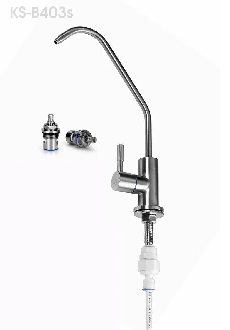 Viborg Solid 304 Stainless Steel Kitchen Filtered Drinking Water Filter Faucet Purifier Filtration Reverse Osmosis Systems Tap