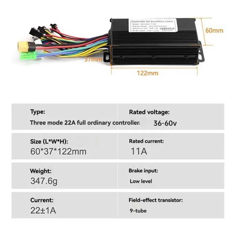 NEW HOT In Stock-36V 48V 22A Brushless Controller S869 Meter LCD Display 24V-72V+Throttle Kit Forelectric Scooter E-Bike Repair