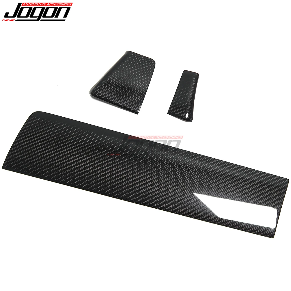 100% Carbon Fiber For Porsche Macan 95B 2014-2022 Car Interior Moldings Console Door Dashboard Panel Strips Cover Accessories