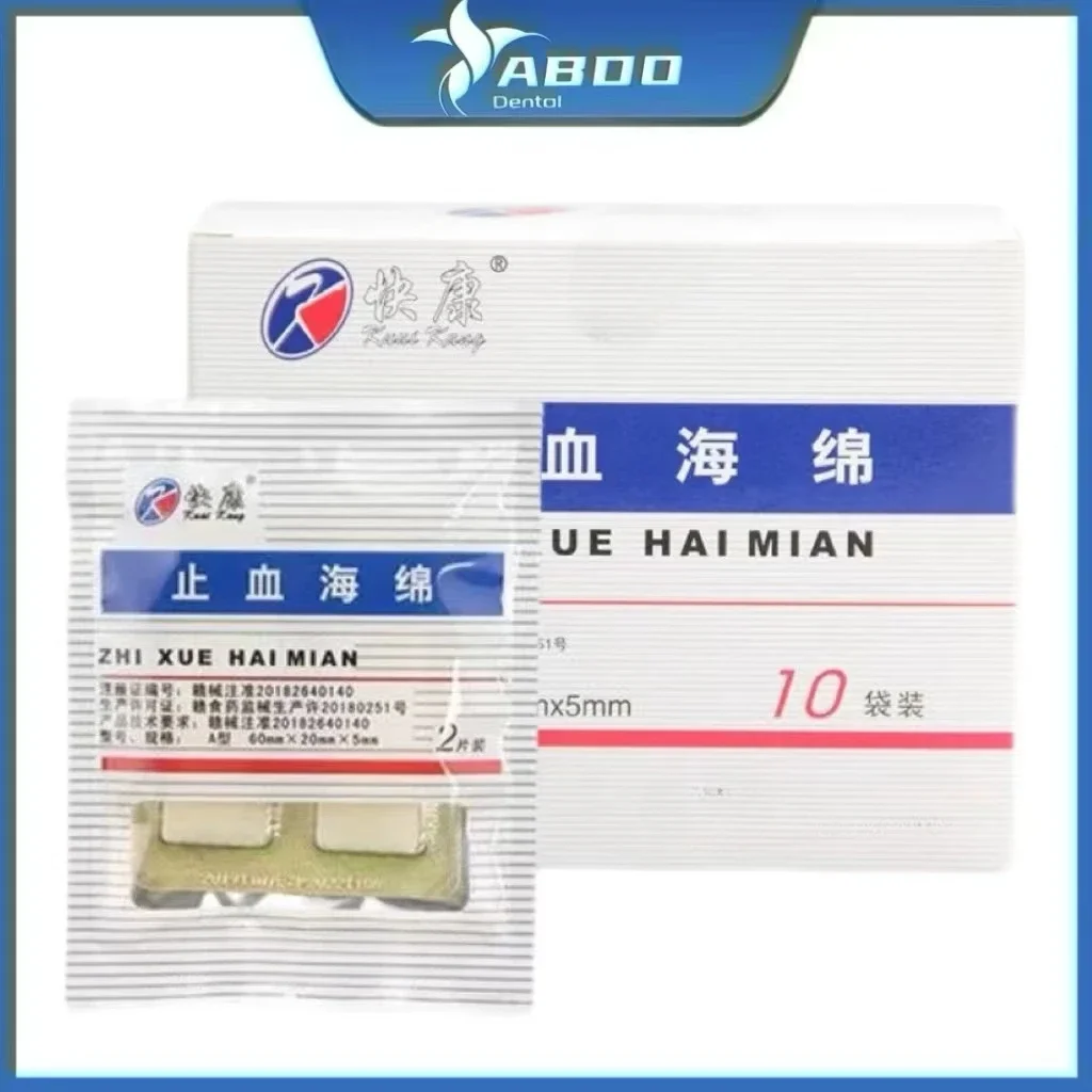 Dental Hemostasis Sponge Medical Collagen Stops Hematopoietic Sedge Cotton Pharmaceutical Brush Gel  Hemostatic Gelatin