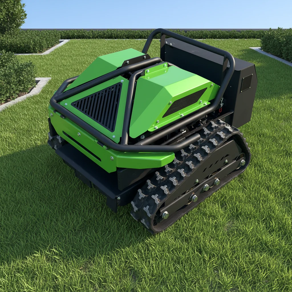 

Customize Small Portable Remote Control Grass Mower Low Noise High Power Garden Maintenance Tool