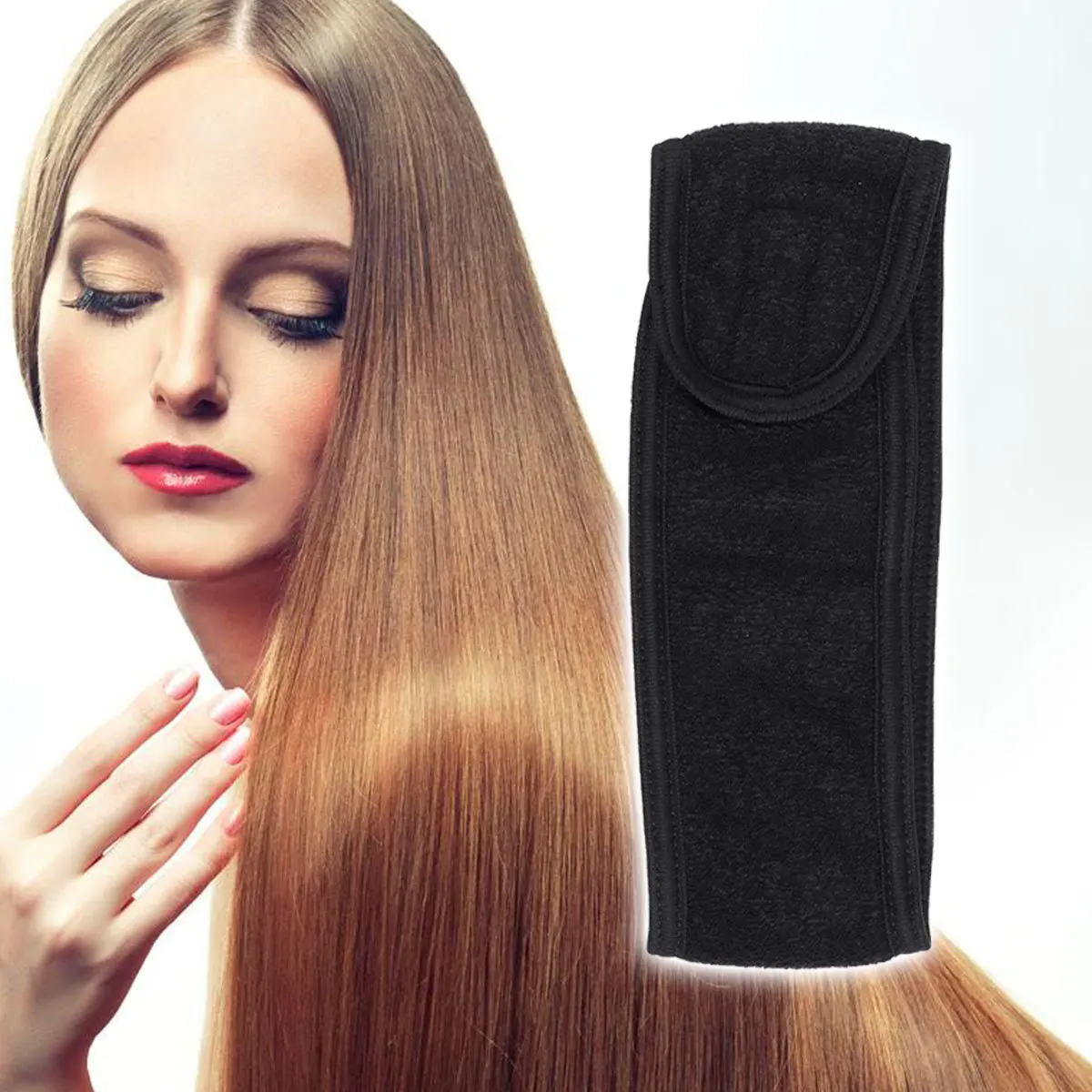 

4pcs Makeup Headband For Women One Size Soft Stretchy Hair Band Keep Hair Off Face During Facial Shower Bath Skincare Elastic