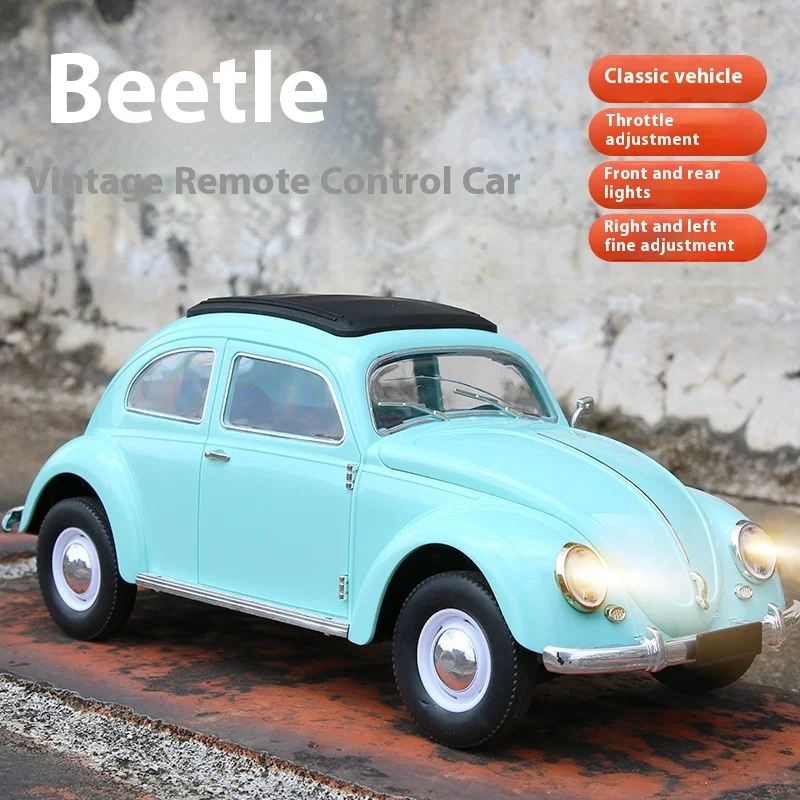 Naughty Dragon 1/16 Simulatie Kever Flat-Running Drift Auto Verlichting Elektrische Afstandsbediening Auto Volwassen Kinderen Speelgoed Gift