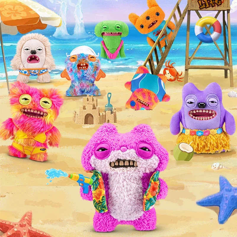 

Плюшевая игрушка Fuggler, милые уродливые зубы, серия Monster Vacation, плюшевые сумасшедшие биологические опасности, бурпер ‌ Мягкая кукла-сюрприз в подарок для взрослых и детей