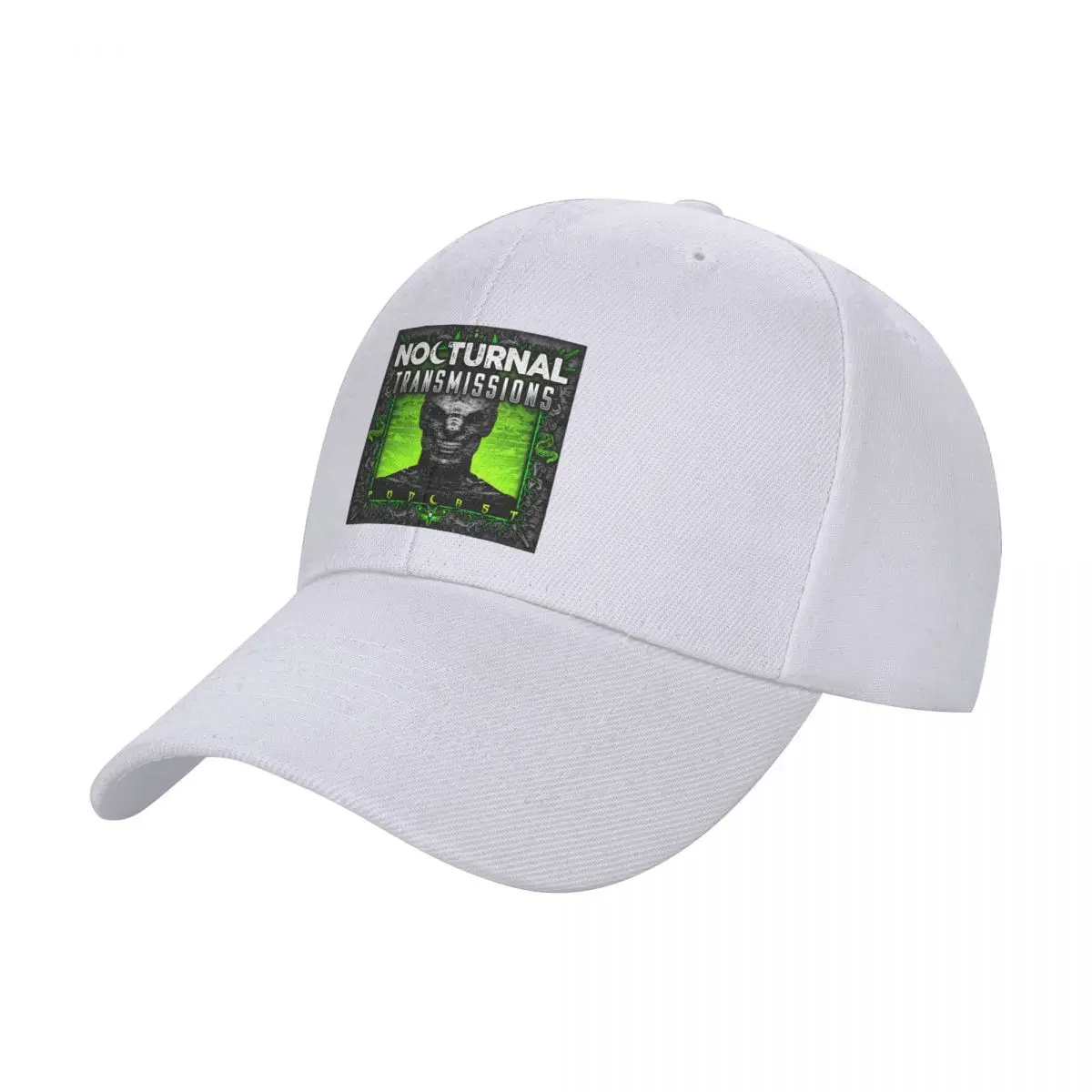 NOCTURNAL TRANSMISSIONS old logo - GREEN Baseball Cap hard hat Sunhat Baseball Men Women's