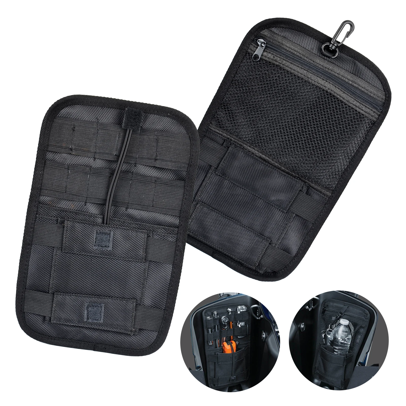 

Мотоциклетные водонепроницаемые внутренние седельные сумки, набор органайзеров для крышек, сумка для хранения инструментов для Harley Touring Indian 1993-2018, аксессуары