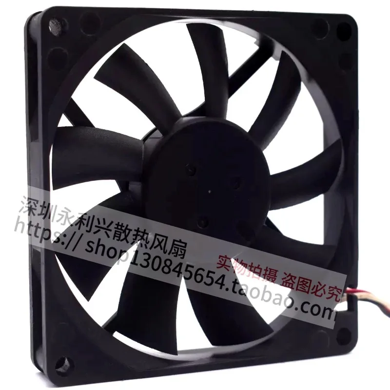 12V 0.30A 80mm Dual Ball Bearing Case CPU Fan 80*80*15mm High Performance Cooling Fan Quiet Operation Efficient Heat Dissipation