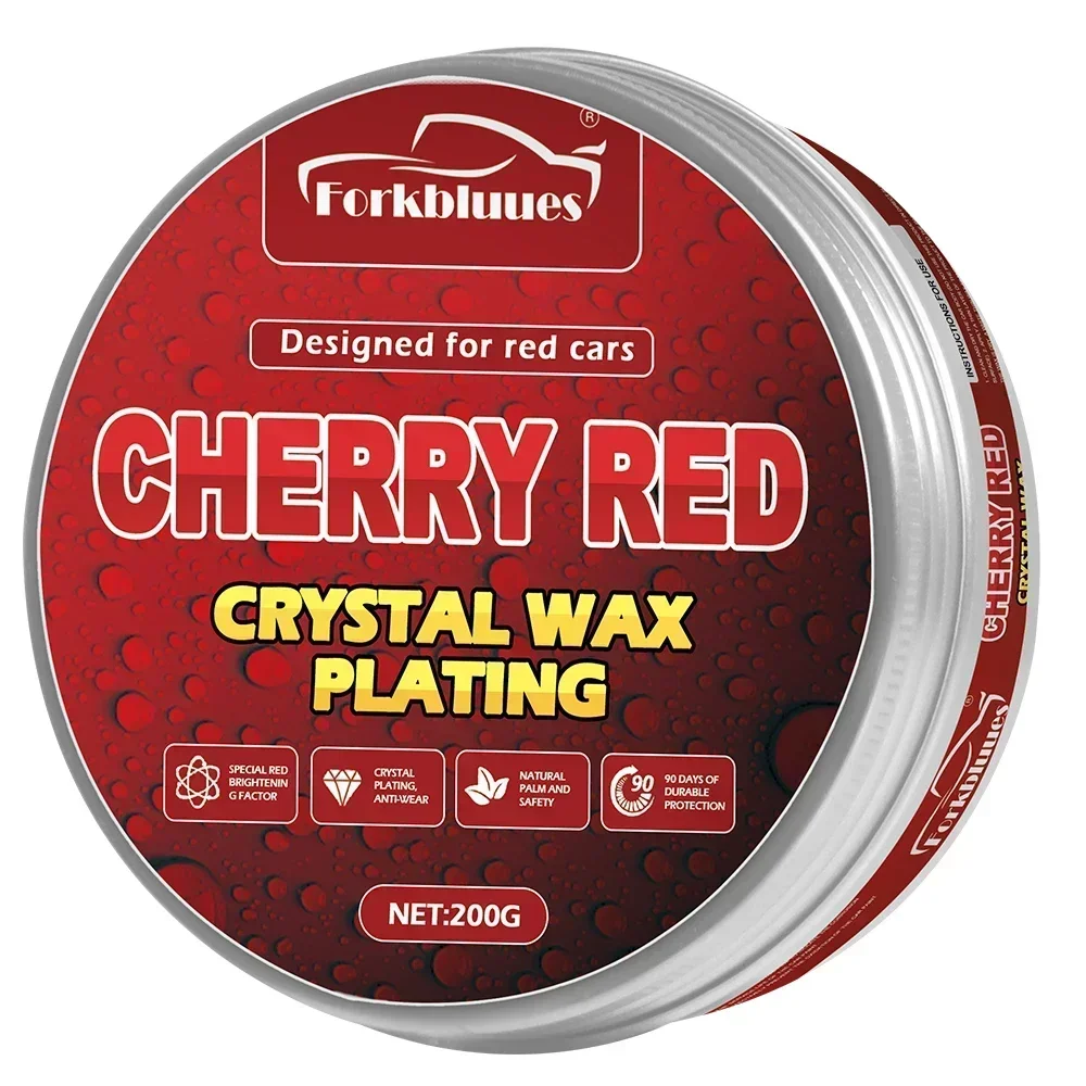 

Красный цвет автомобильный воск кристаллический набор покрытий жесткий авто воск краска уход покрытие крошечный ремонт царапин автомобильный полировщик с губкой