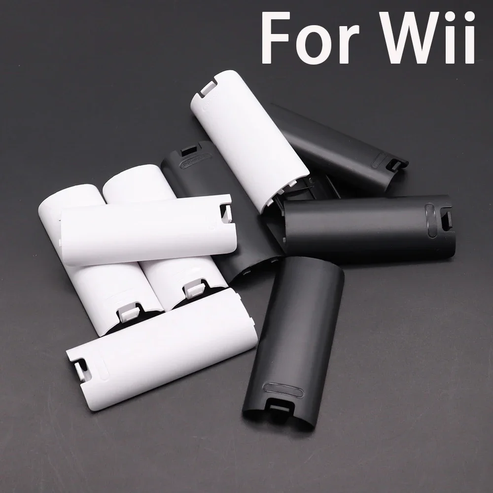 Ersatz-Akkudeckel aus Kunststoff, Schutzgehäuse, kompatibel mit Nintendo Wii Remote Wireless Controller, Reparatur-Ersatzteil
