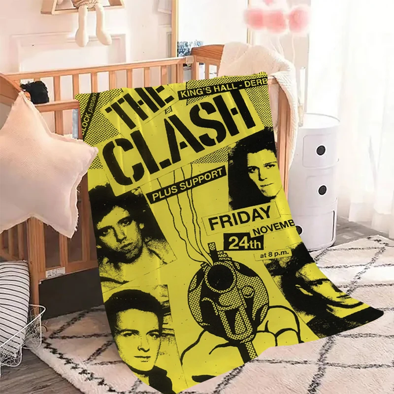 The Clash Throw Fluffy Soft Blankets for Decorative Sofa Blanket Microfiber Bedding King Lid Knee Bed Double Fleece Nap & Throws