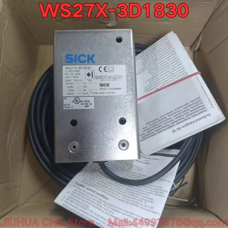 

Новая упаковочная коробка фотоэлектрического датчика WE27X-3P1830 WS27X-3D1830 родильно старая.