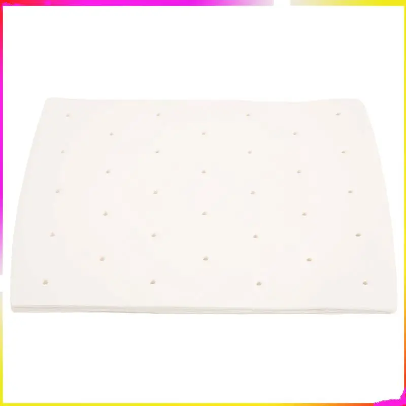 M04K 100 قطعة من بطانة البرشمان للمقلاة الهوائية، بطانة مقلاة هوائية مربعة مثقوبة لشواية نينجا فودي 5 في 1 AG301 مقلاة هوائية مزدوجة