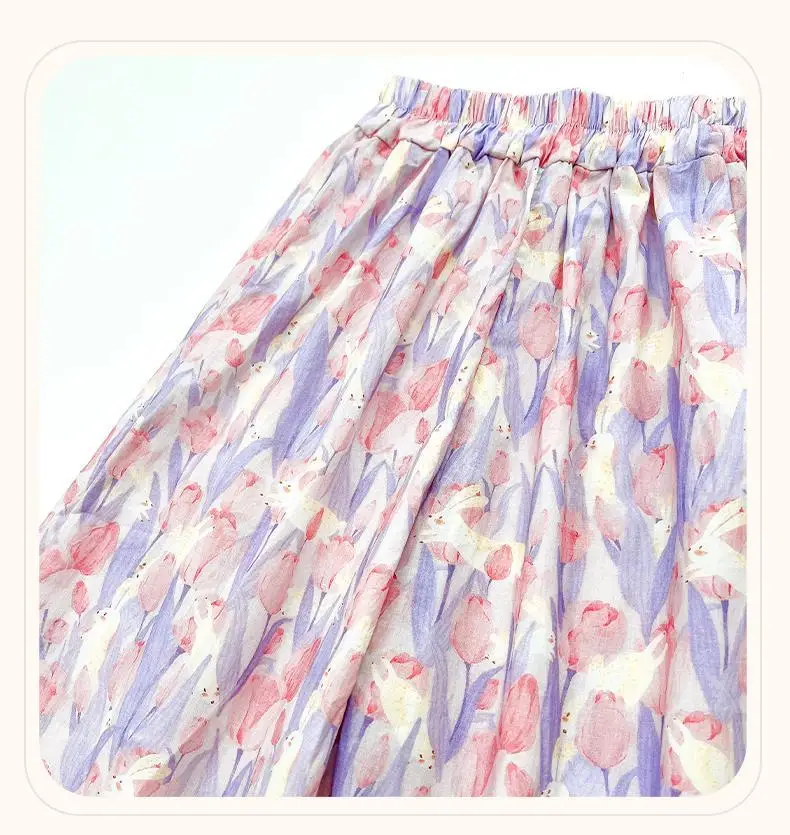 Children\'s Clothing Sets Floral Print Sleeveless Top + Wide-leg Pants 2pcs Sets Toddler Girl Clothes Kids Boutique Clothes