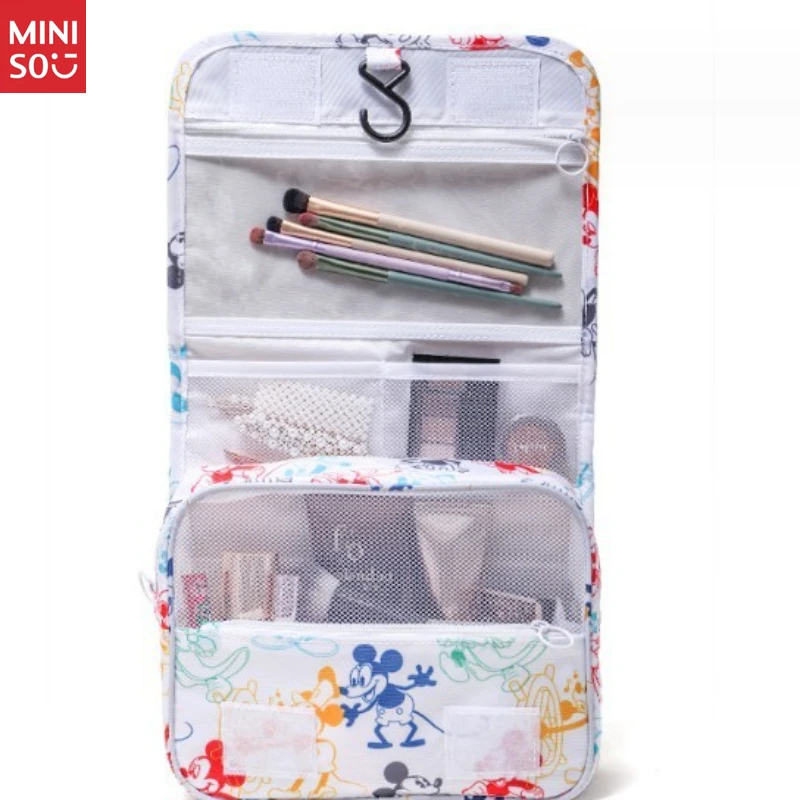 Disney Large Makeup Bag, Multi-Organizer Toiletry Pouch for Travel & Daily Use