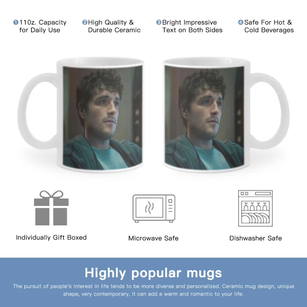 

J-Josh Hutcherson Free Shipping Coffee Mug 11oz Fun Ceramic Coffee Tea Cocoa Cup Handle Tea Drink Cup