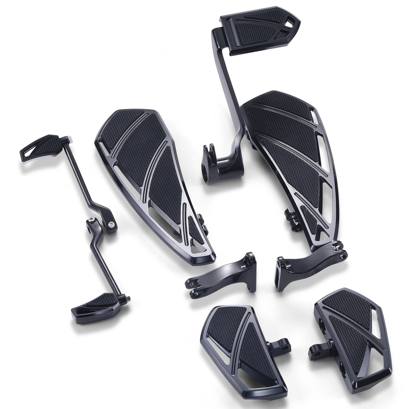 Aluminum Phantom Floorboards Kits For Harley Touring Road King FLHR Street Glide Road Glide 2014-2025