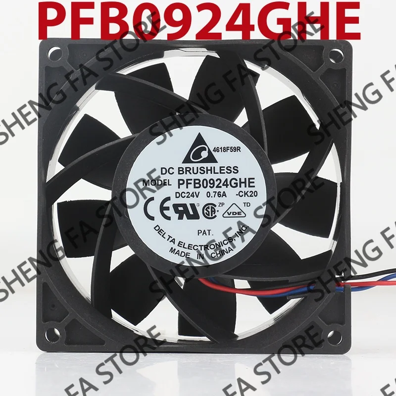 Cooling Fan PFB0924GHE-CK20 Delta 5V 12V 48V DC24V 0.76A AC EC 9038 90X90X38MM 9CM High air Volume Dual Ball Inverter Axial Flow