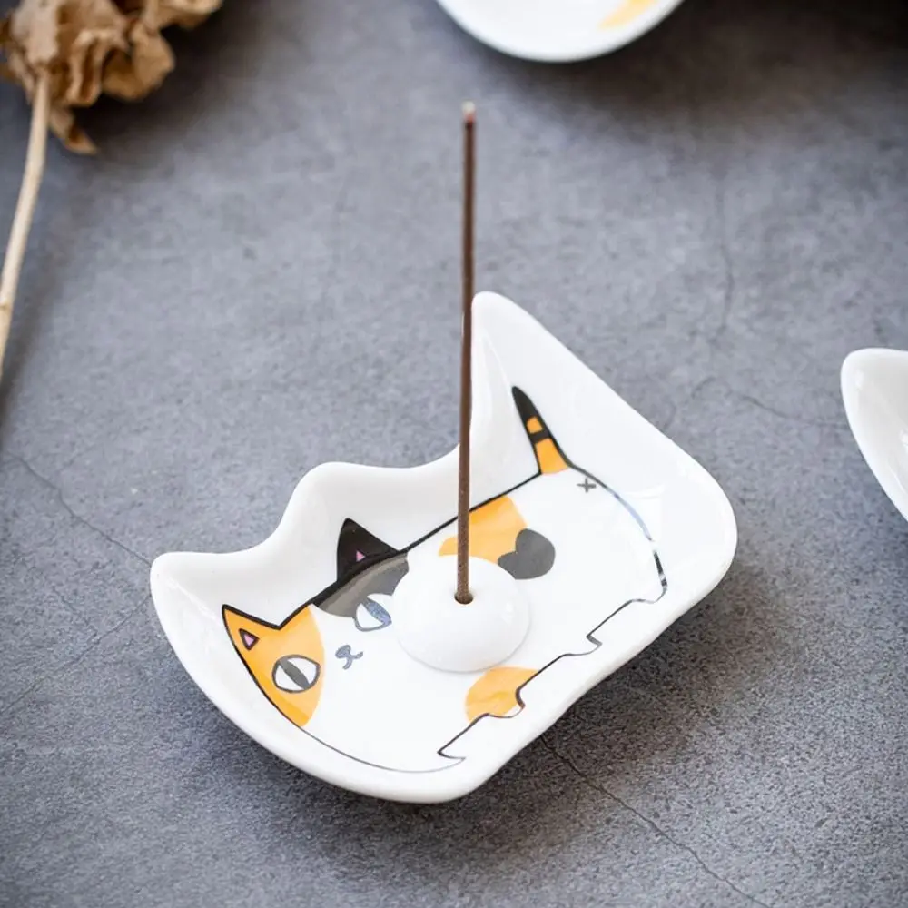 

1Pcs Mustard Kitchen Tableware Accessories Kitten Shaped Decorative Seasoning Plate Sauce Dish Fruit Snack Tray Dessert Dish
