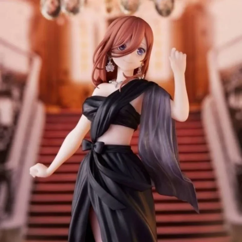 

Аниме Gotoubun no Hanayome Nakano Miku вечернее платье, экшн-фигурка, модель, милые игрушки из ПВХ, классические игрушки, подарки