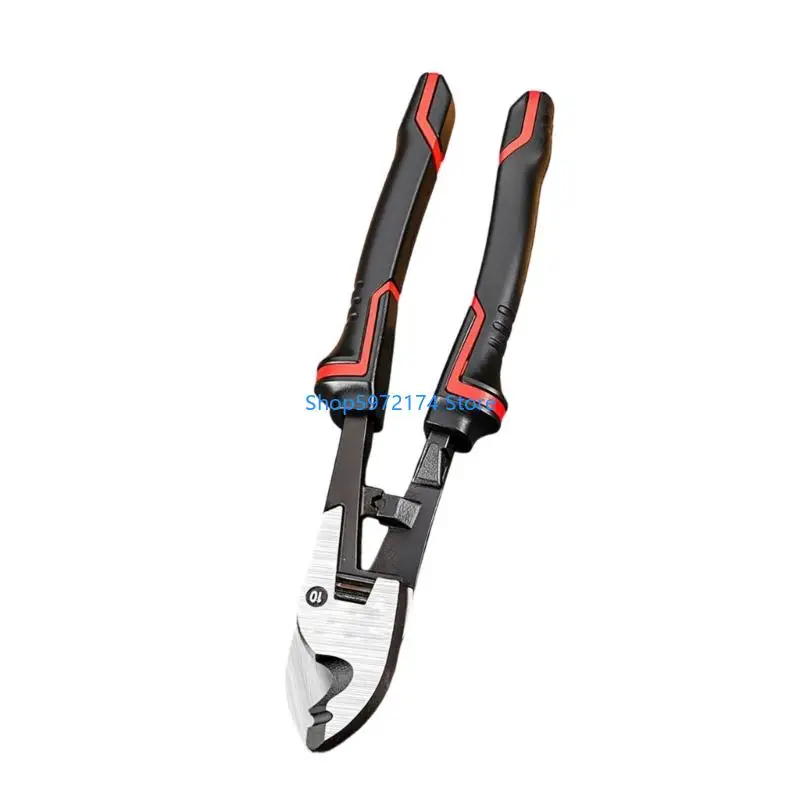 Y3NB Heavy Duty Quiet Operation Electrician Wire Shear Cable Cutting Tool Ergonomic Nonslip Grip Industrial DIY Applications
