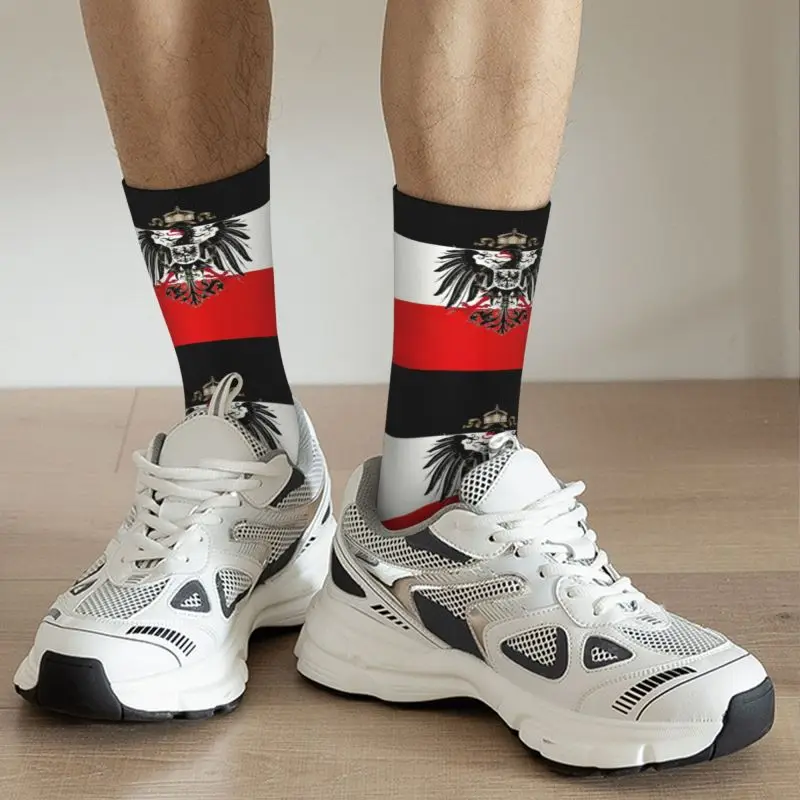 Harajuku Flag Of German Empire Socks Women Men Warm 3D Printed Germany Deutschland Proud Sports Basketball Socks