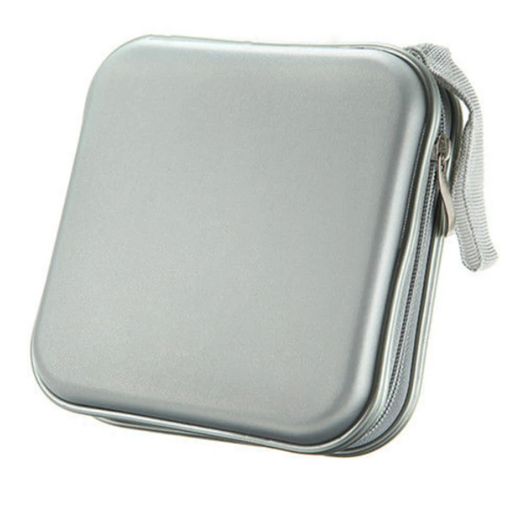 40 Capacity Compression CD Package Portable CD DVD Case EVA Storage Bag with Zipper for Home Office Car CD Box Accessories image 3