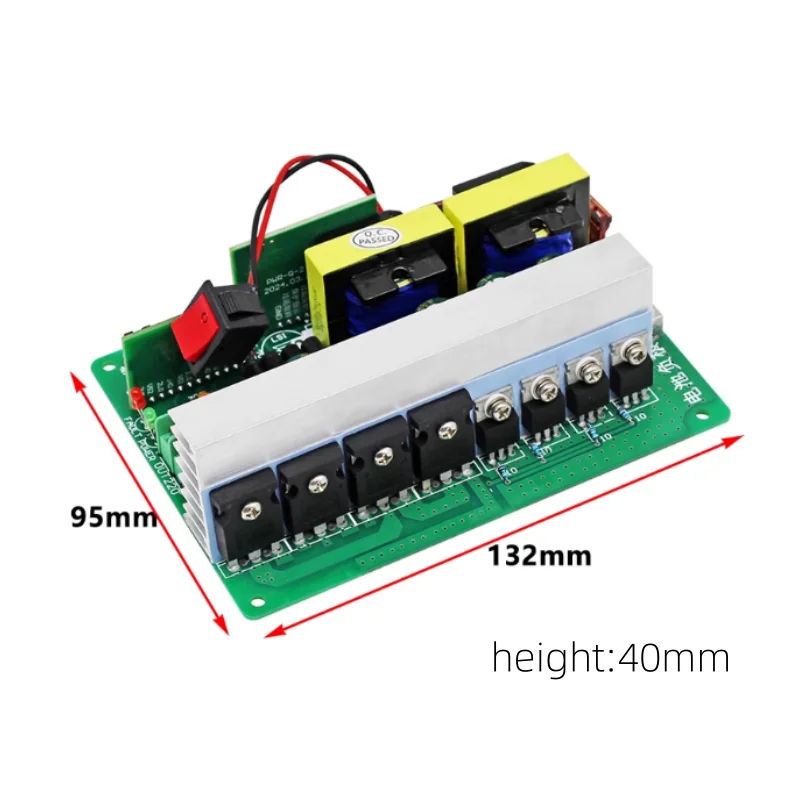 600W high-power correction wave inverter module 12V to 110V/220V adjustable power board DC-AC boost