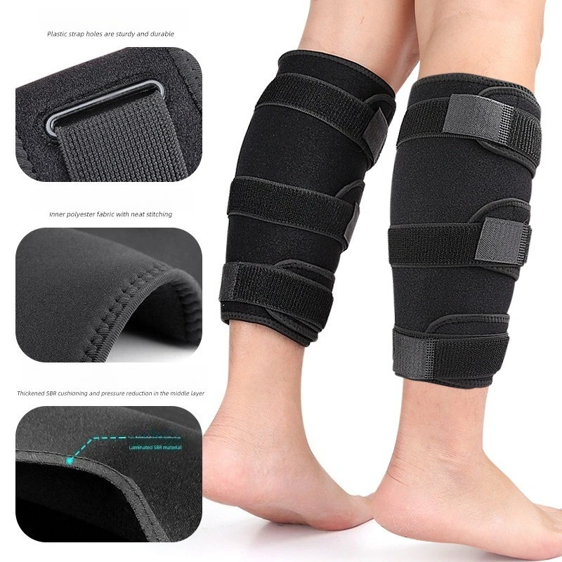 With buckle pressure strip winding pressurized leg guards straps pressurized calf protectors, sports support, compression sleeve