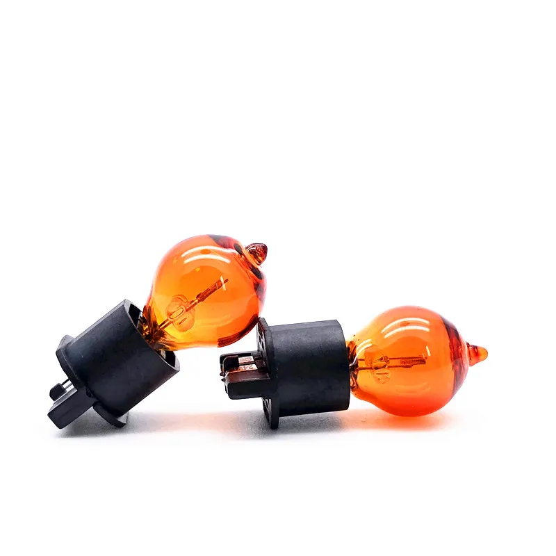 

2Pcs PWY24W Amber Halogen Lamp For Audi A3 A4 A5 Q3 Q7 VW Golf CC MK7 Front Turn Signal Lights WP3.3x14.5-4