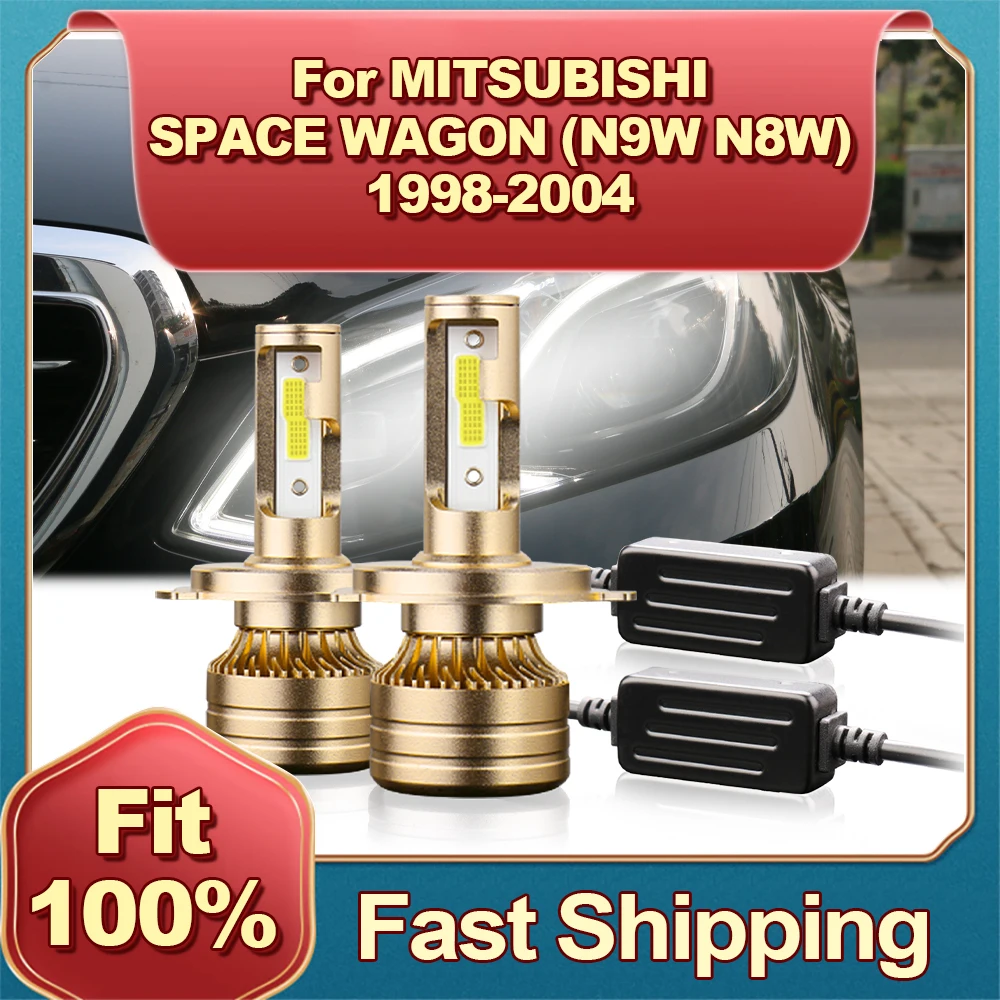 

Led Car Headlight H4 6000K 120W Light Bulbs For MITSUBISHI SPACE WAGON N9W N8W 1998 1999 2000 2001 2002 2003 2004