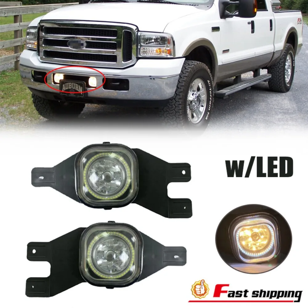 

Fog Lights Assembly Pair For 1999-2004 Ford F250/350/450/550(Super Duty)