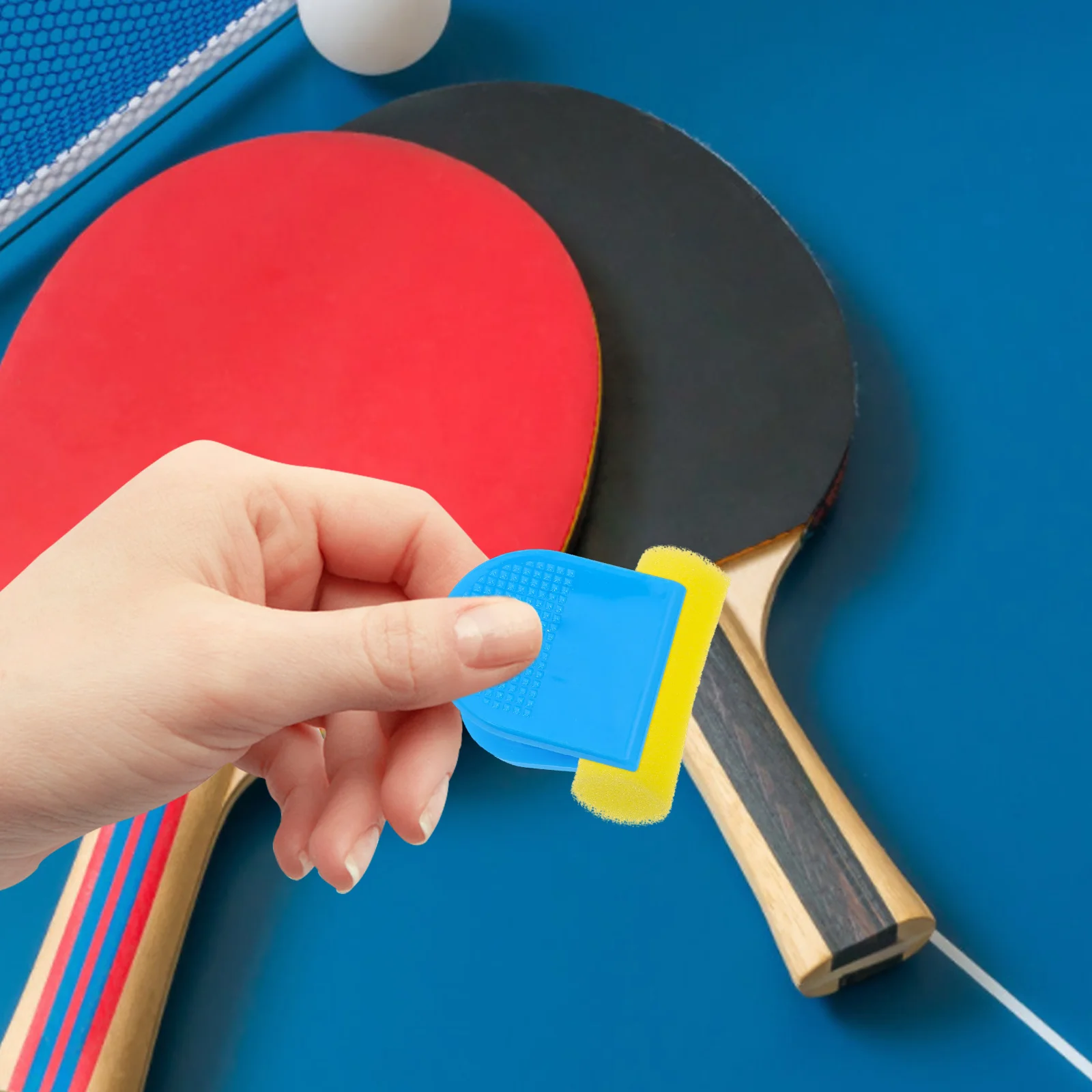 

Table Tennis Racket Cleaning Set Washable Paddle Eraser Sponge Scrubber Cleanser Portable Remover Tool Efficient StreakFree