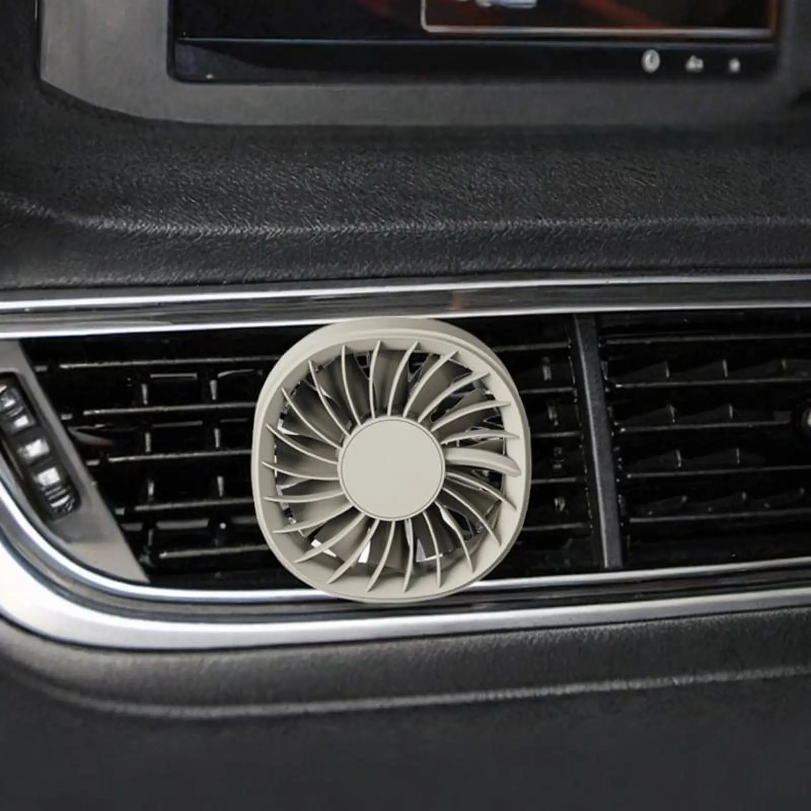 مروحة صغيرة محمولة 3 سرعات قابلة للتعديل رياح قوية، مروحة سيارة لمشبك تنفيس على جهاز دائرة هواء أوتوماتيكية قوية لجهاز سيدان شاحنة SUV