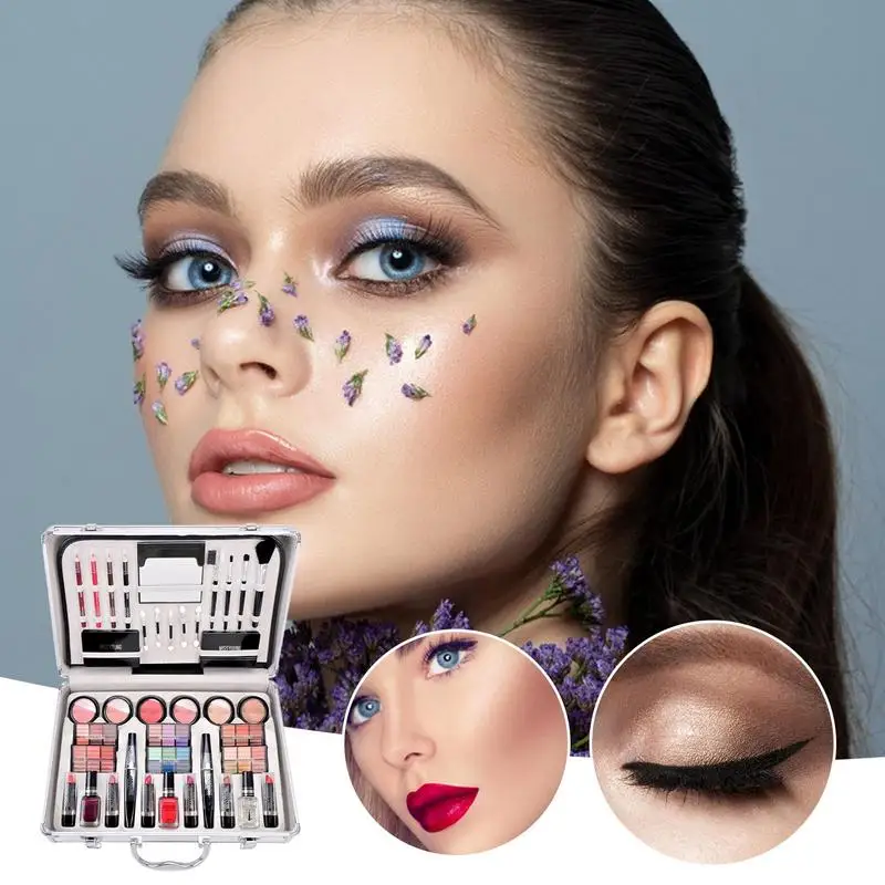 Makeup Kits For Women Full Set 68PCS/Set All In 1 Makeup Set With Eyeshadow Palette Blush Lipstick Makeup Kits For Daily