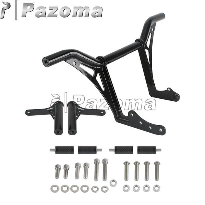 Motorcycle Crash Bar Front Engine Guard+Rear Saddlebag Guards for Harley Softail Low Rider ST 117 FXLRST 2022-2024