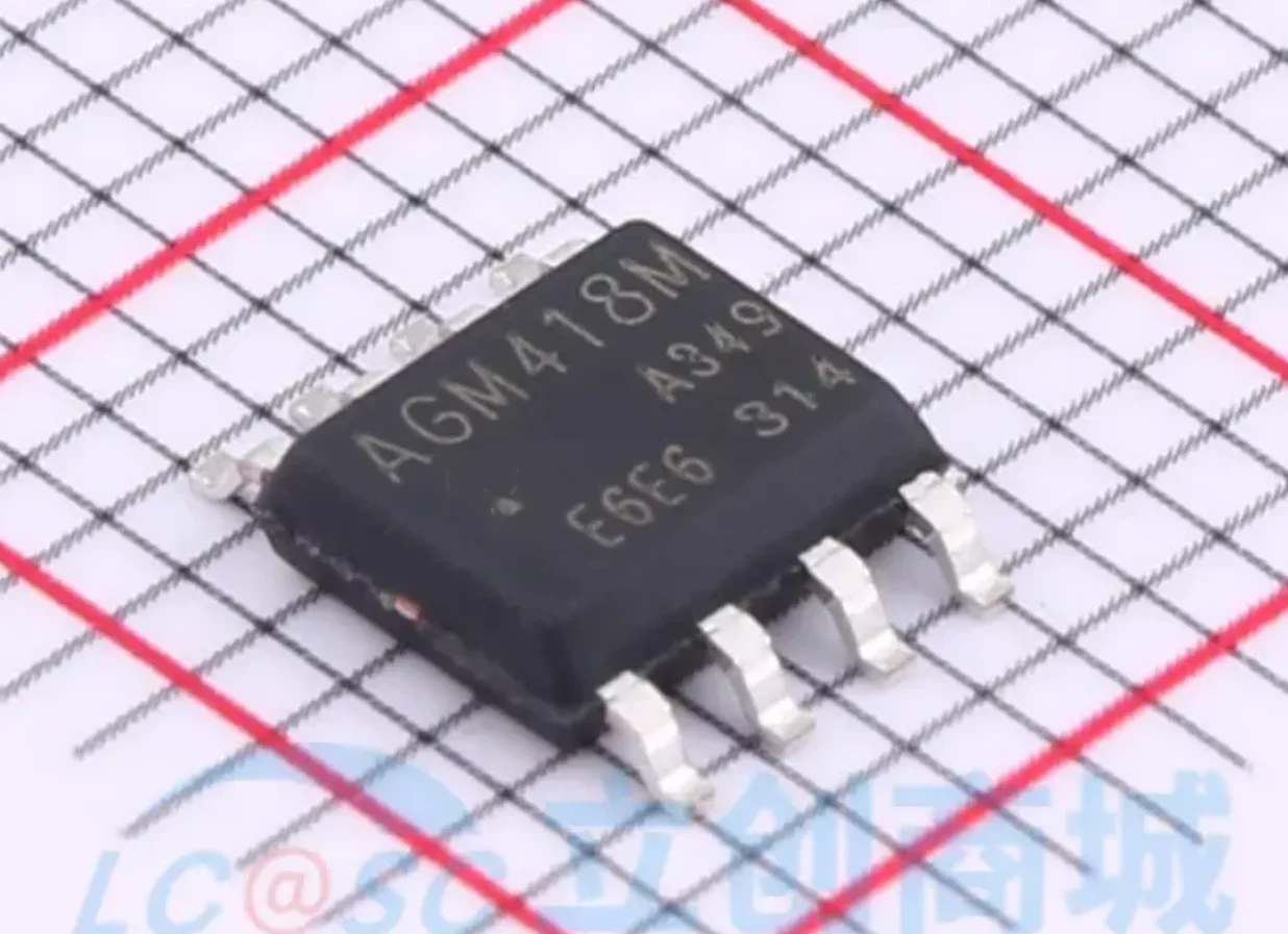 50 ชิ้น AGM318MN AGM418M AGM418MN AGM610M AGM610MN AGM220MN AGM311M AGM311MN AGM408M AGM408MN SOP-8 MOSFET AGM