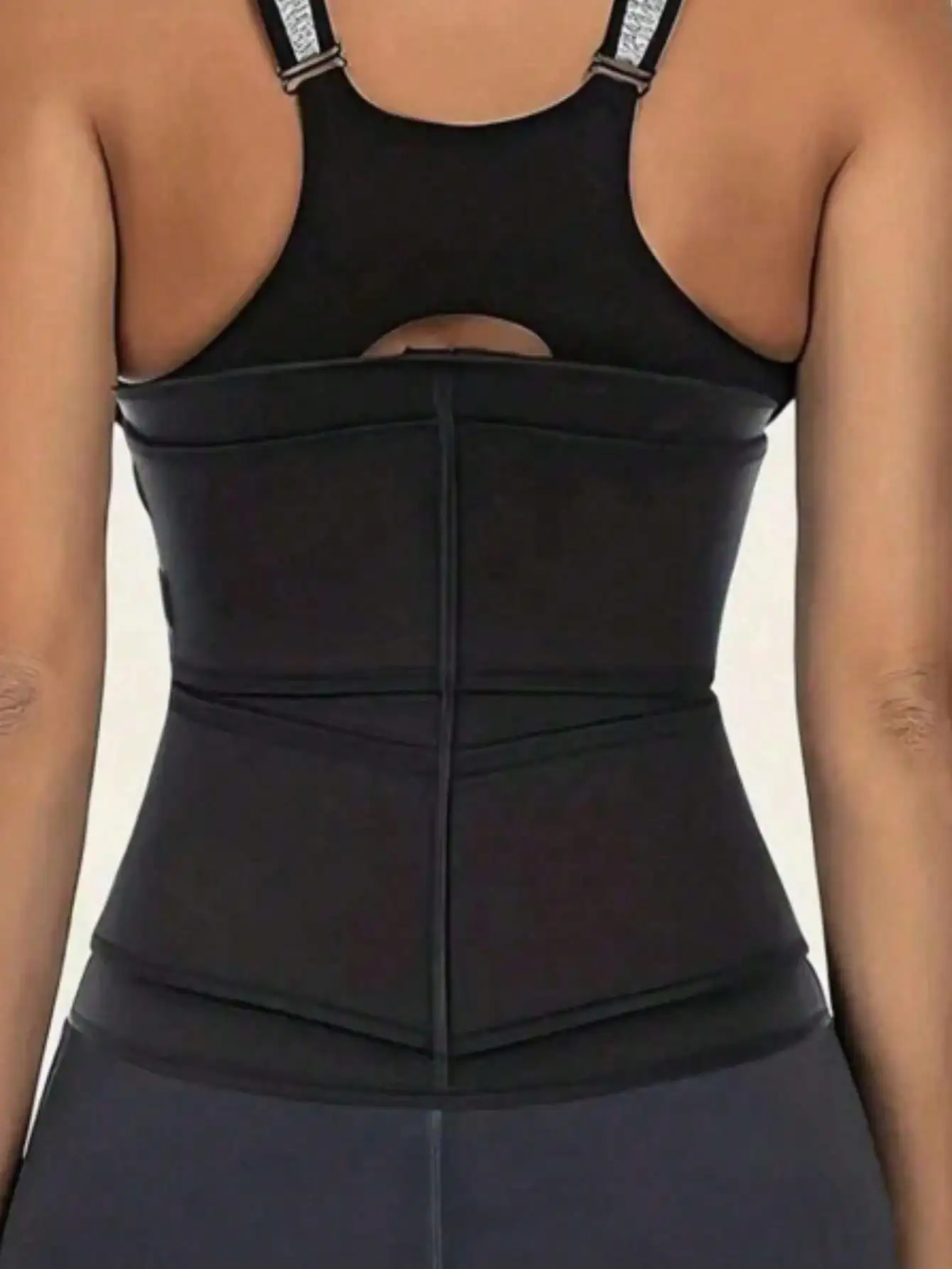 Postpartum Slimming Double-Belt with Zipper: A Waist Trainer for Body-Shaping Exercises to Induce Sweating and Abdominal Tighten