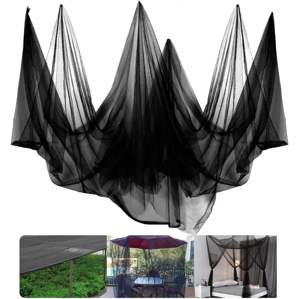 

3x24m Black Garden Mesh Netting for Plant Protection, Bird Barrier, and Insect Control