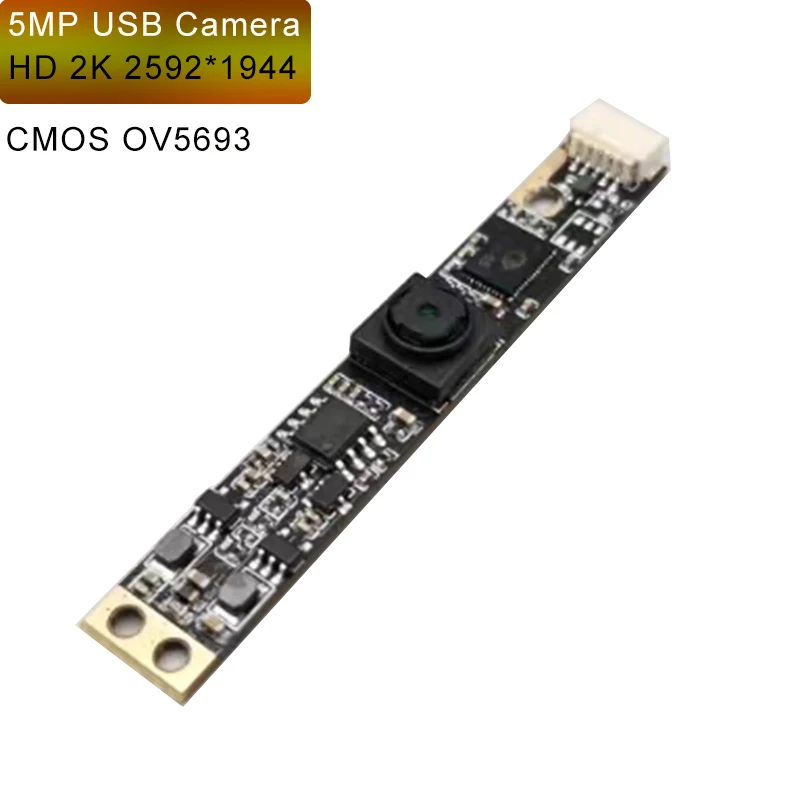 HD 2K Long Bar Camera Module CMOS OV5693 USB2.0 UVC OTG Plug and Play for Creality Falcon 2, Xtool and Lightburn software