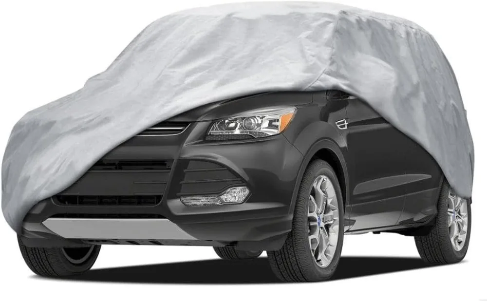 

Heavy Duty All Weather SUV Car Cover, Waterproof Outdoor Protection for Rain Snow Dust UV - 210L x 77W x 60H