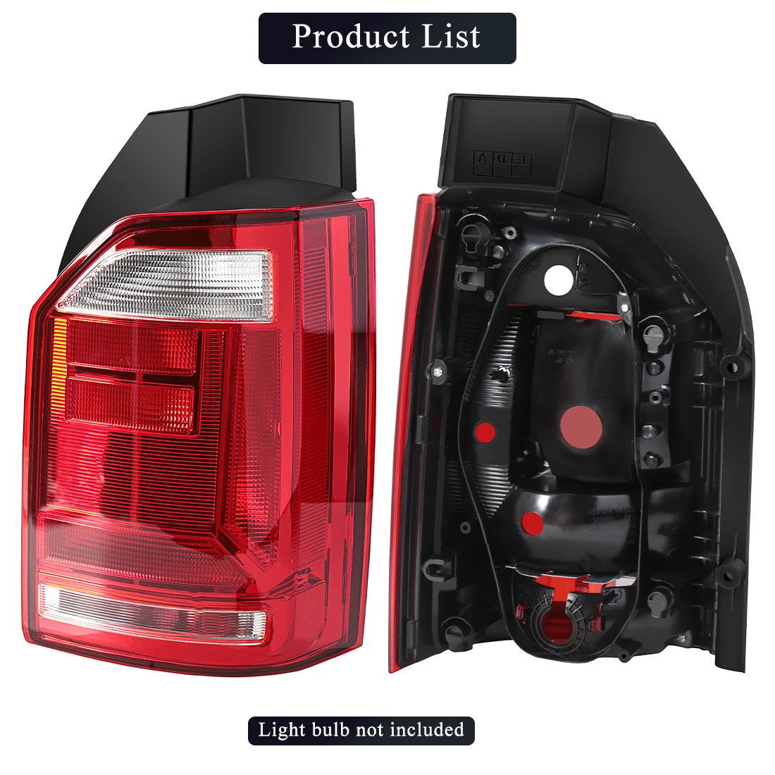 LED Tail Lamp Brake Light For VW T6 Multivan Transporter 2015 2016 2017 2018 2019 Tail light Assembly Car Accessrioes 12V