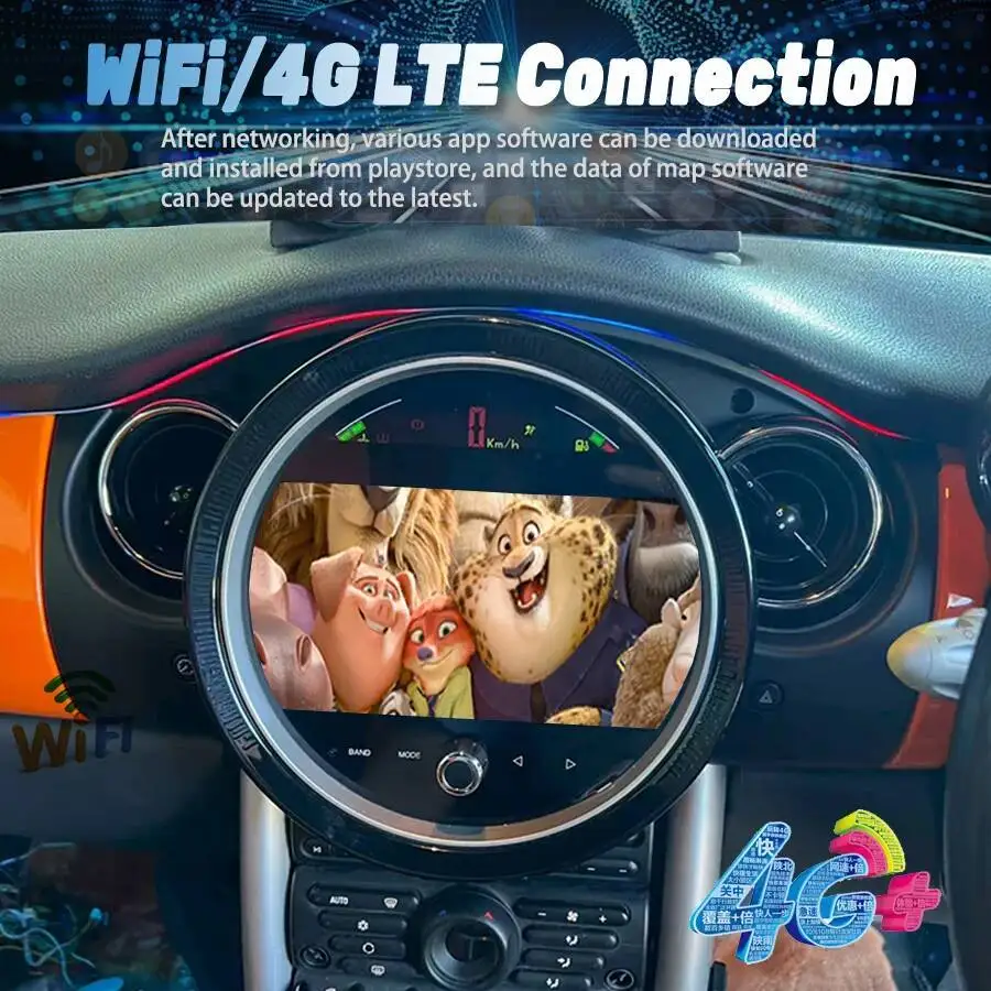 9 "أندرويد 15 Autoradio لسيارات BMW ميني كوبر R50 R52 R53 2004-2007 ستيريو سيارة لتحديد المواقع والملاحة مشغل وسائط متعددة Carplay رئيس وحدة