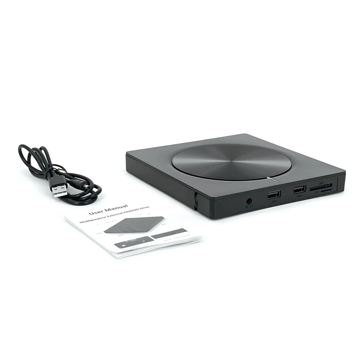 

6 in 1 Burner Portable External USB3.0/Type-C Dvd-Rw Disc Optical Drive Dvd-Rom Burner Multifunction DVD Drive